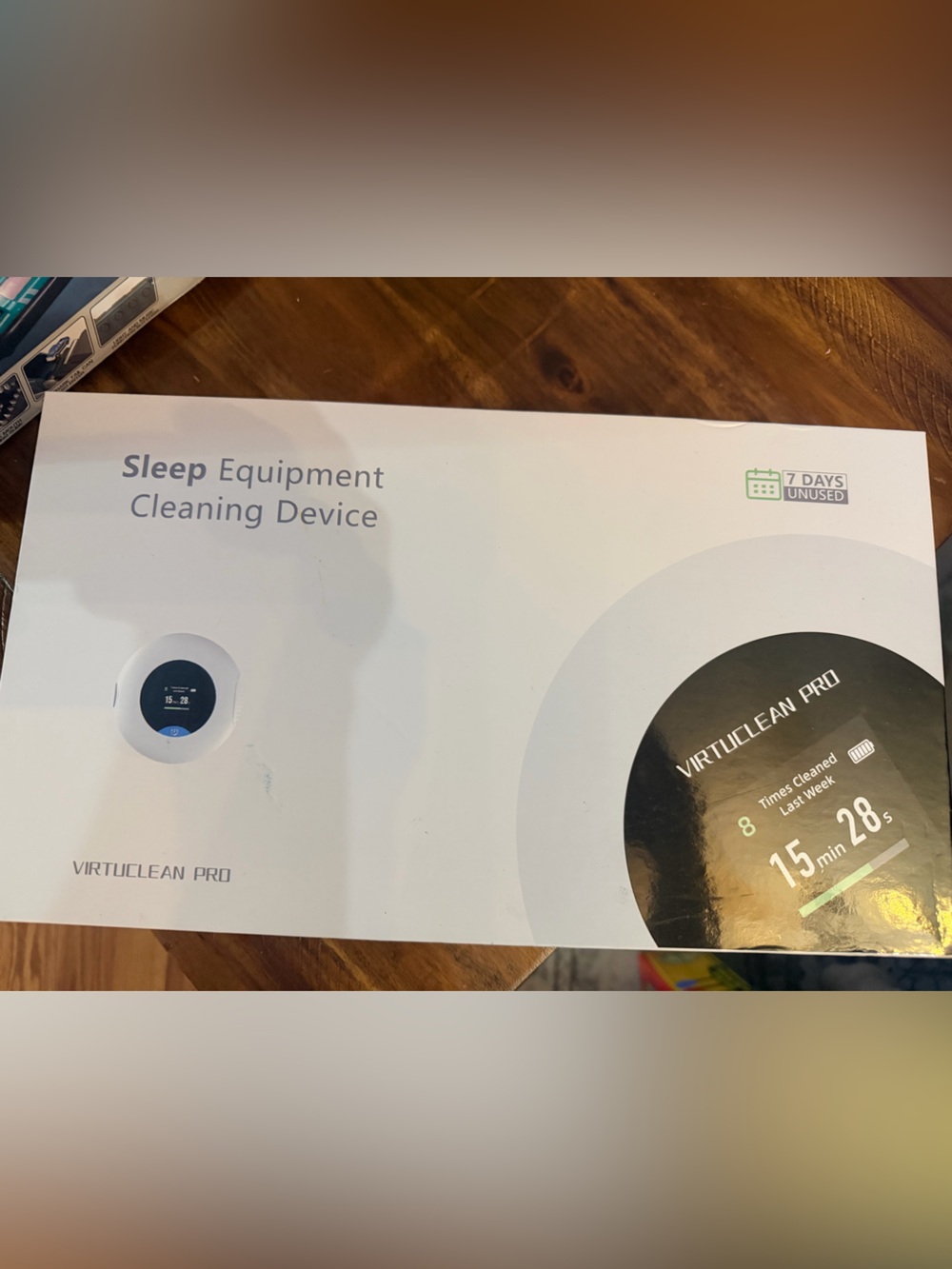 VirtuClean Pro Sleep Equipment Cleaning Device – White NEW